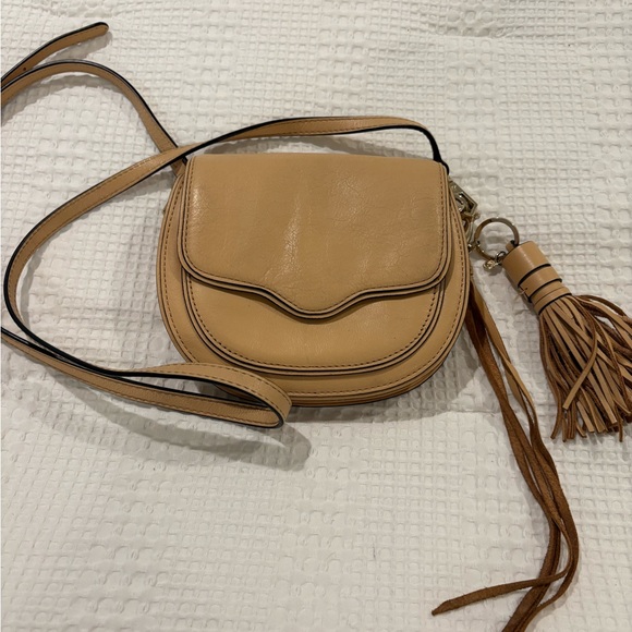 Rebecca Minkoff Tan Leather Crossbody Bag - Picture 1 of 6